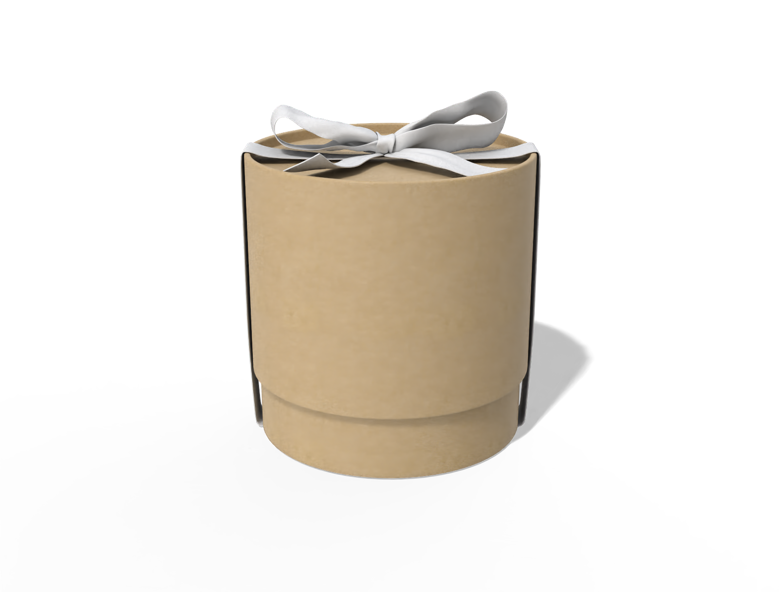Round gift box — Kraft paper