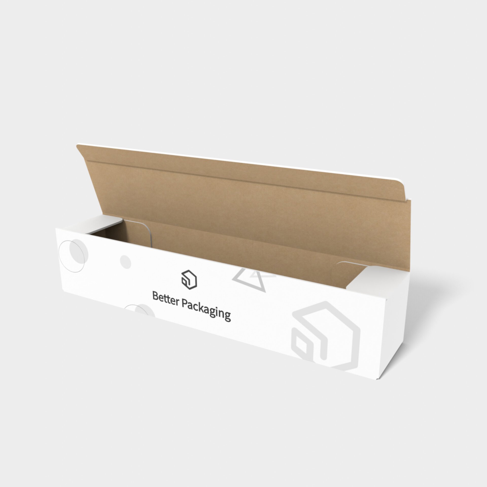 Flip top boxes easy flip covers lock inserts — Corrugated board