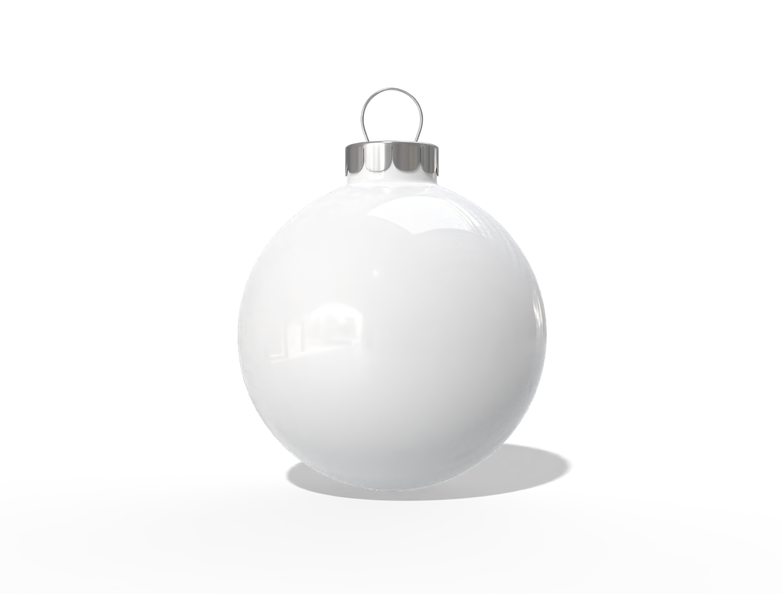 Christmas ball — Glossy plastic