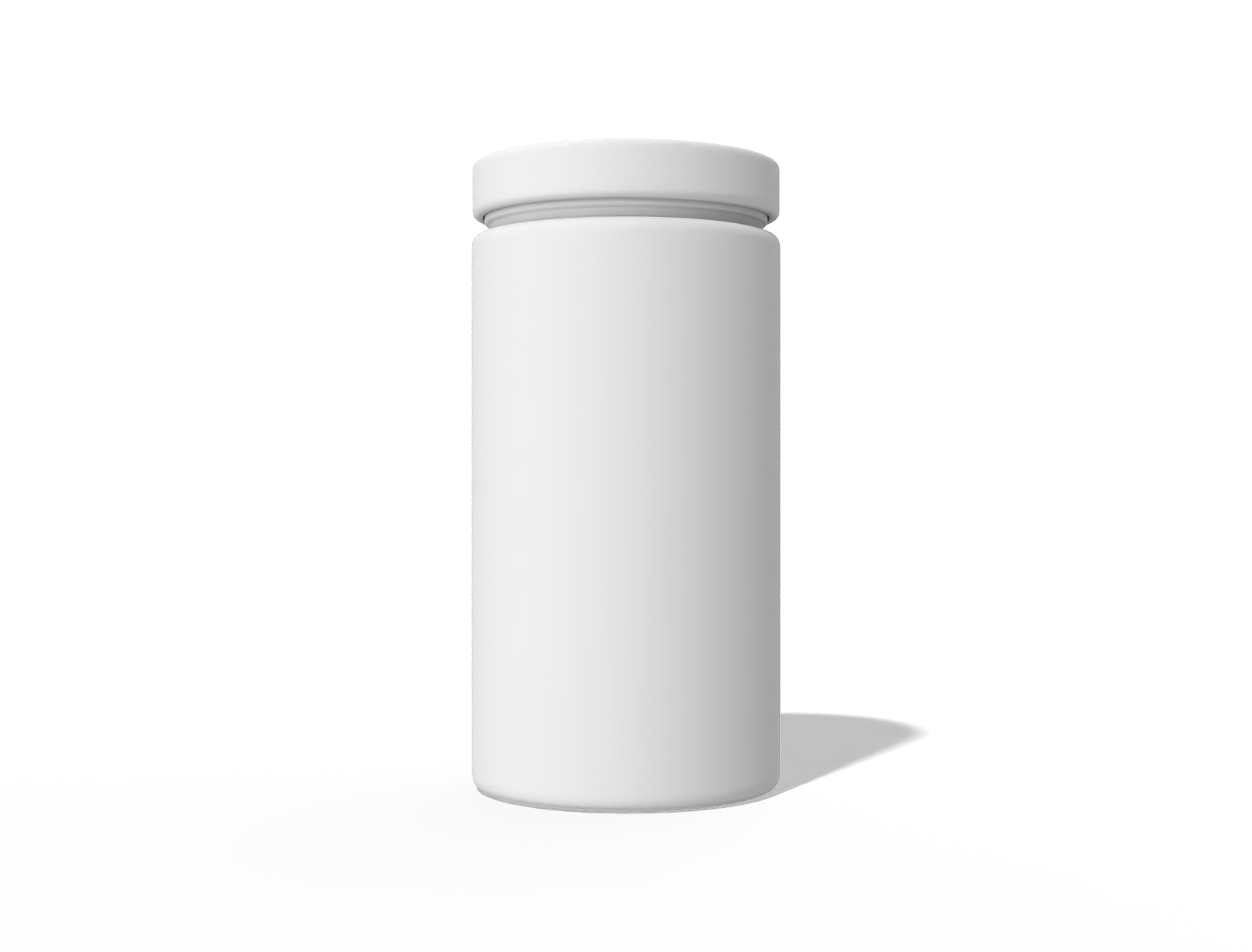 Supplement bottle — Glossy glass