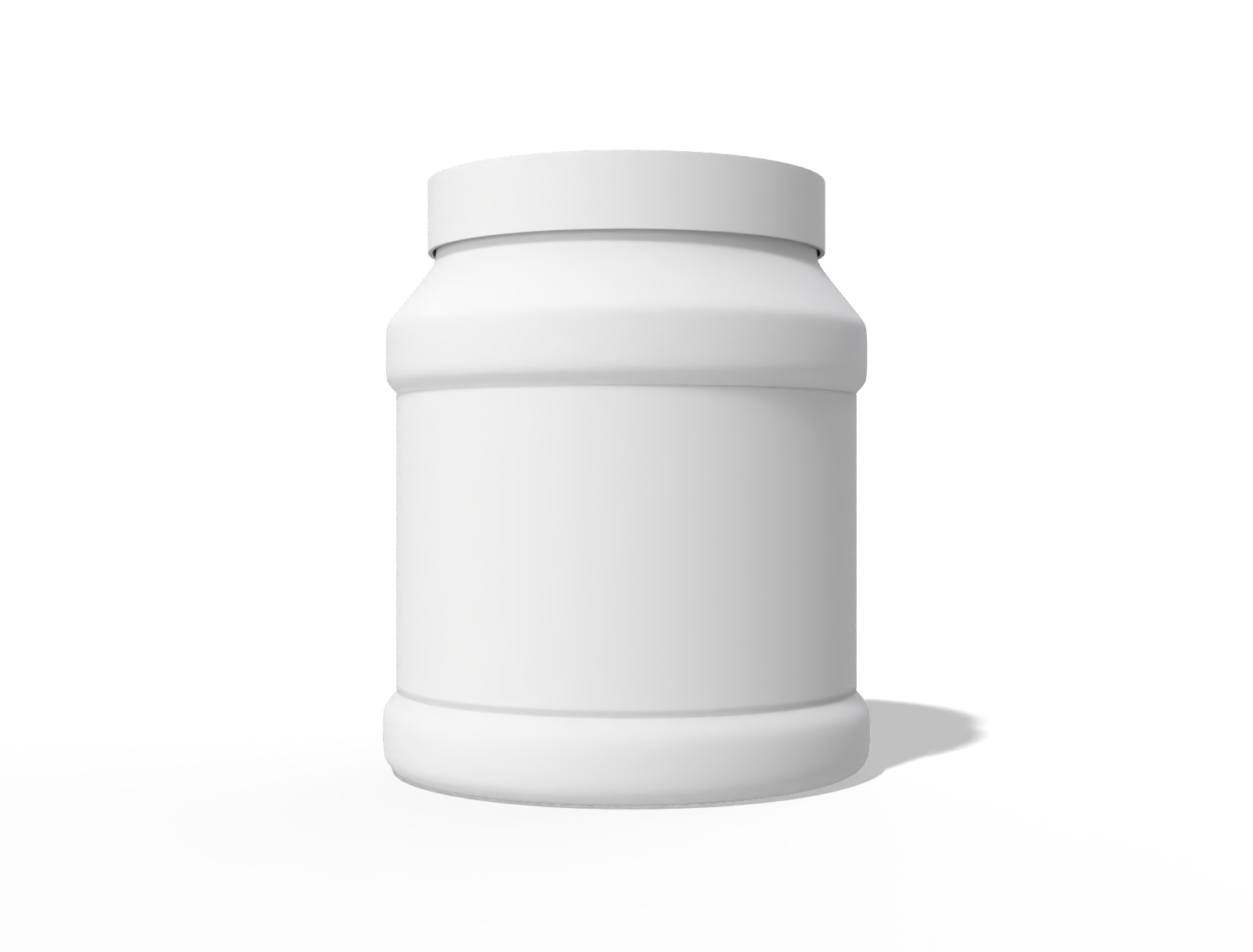 Plastic jar — Clear glossy plastic