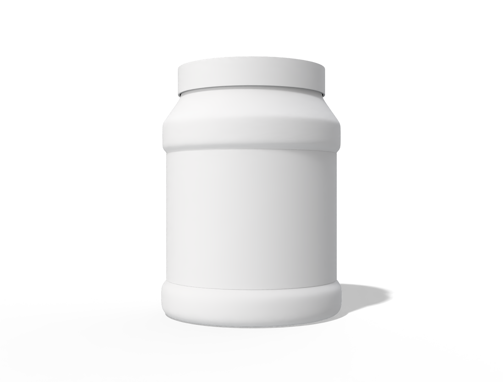Clear plastic jar — Clear glossy plastic