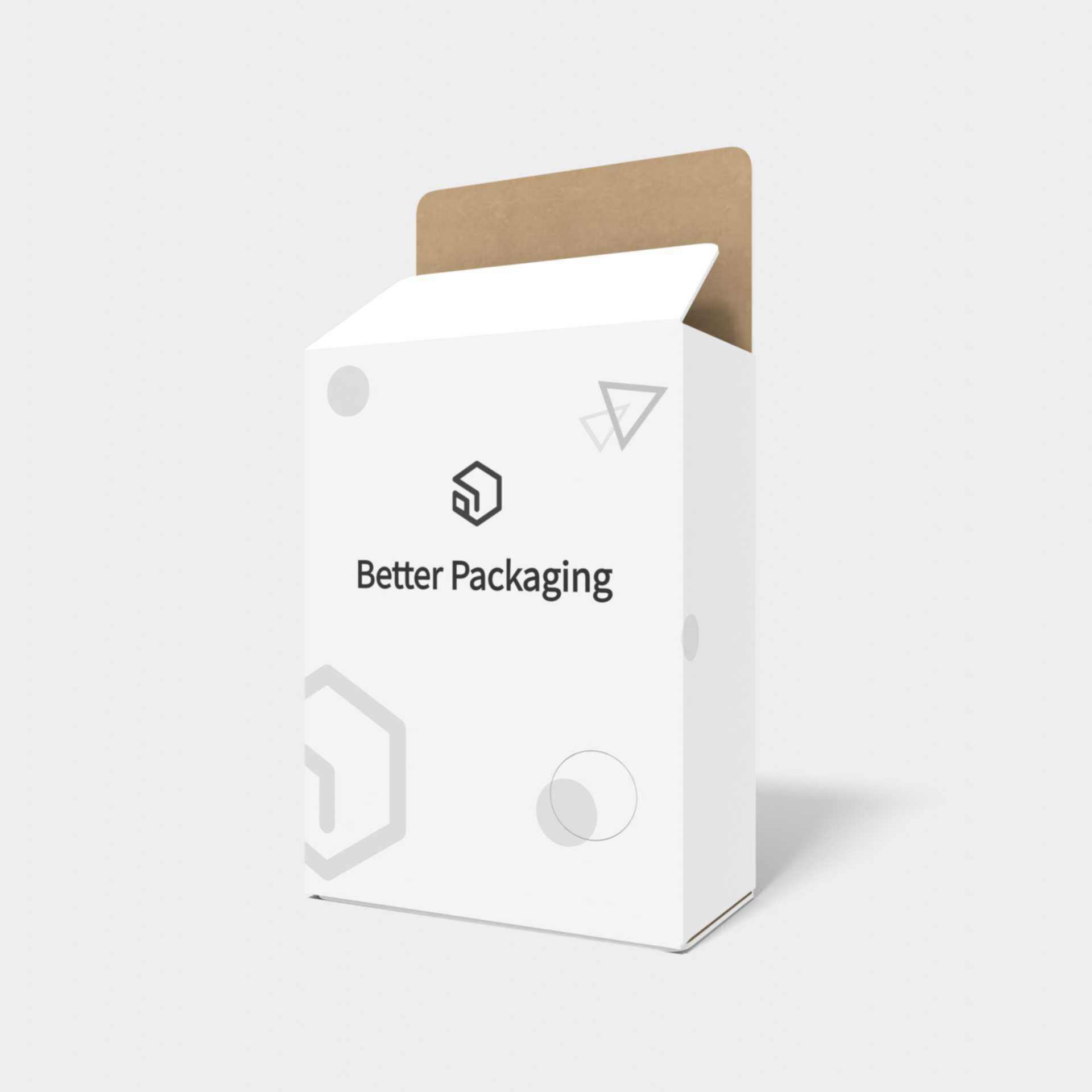 Machine cases cartridge tuck end boxes — White paperboard