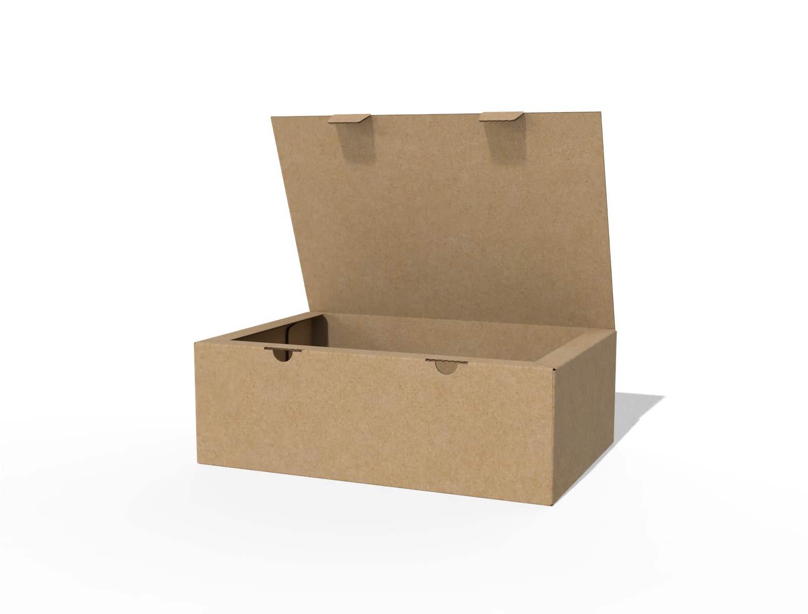Flip top boxes angled paperbacks — Corrugated board