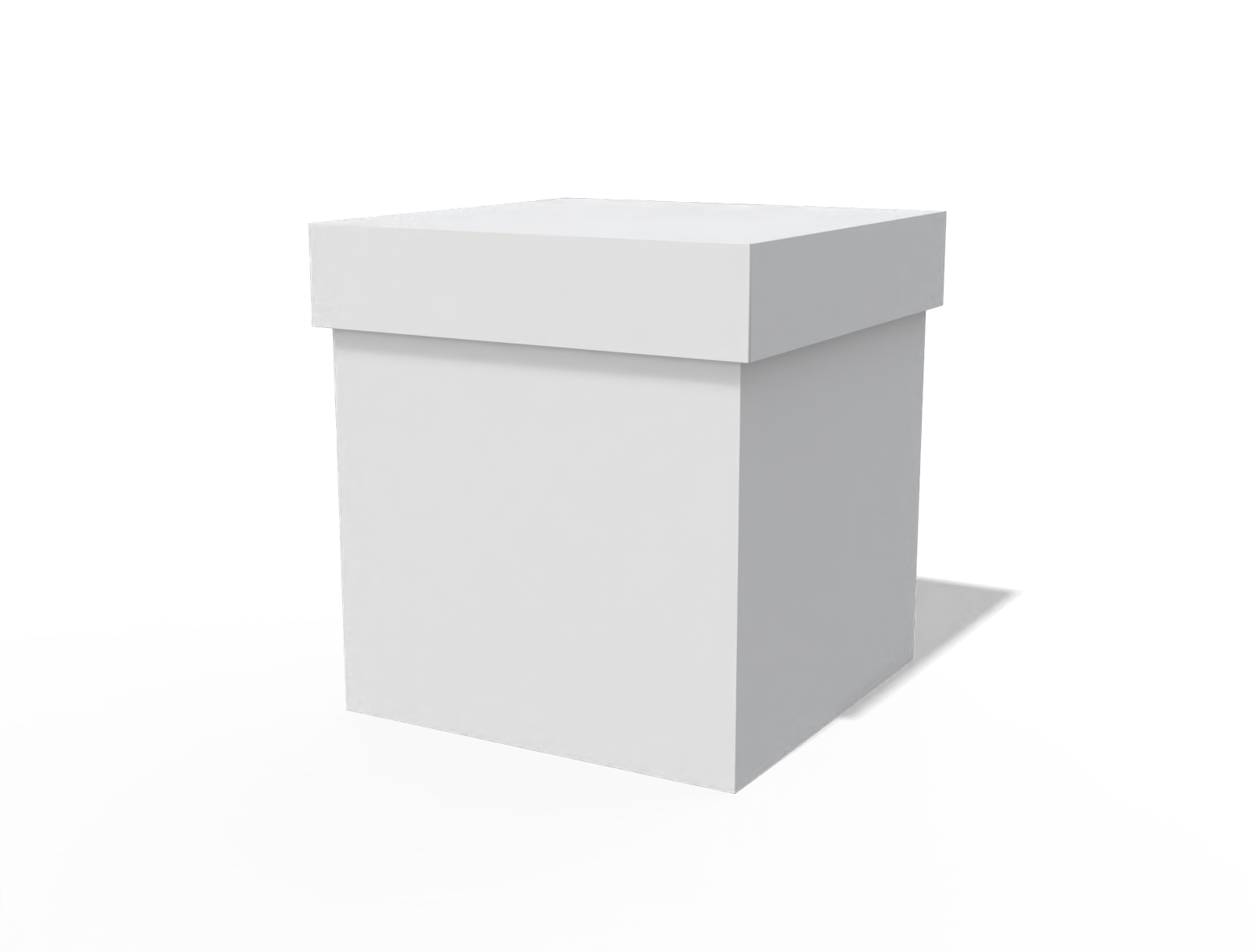 Surprise gift box — White paperboard