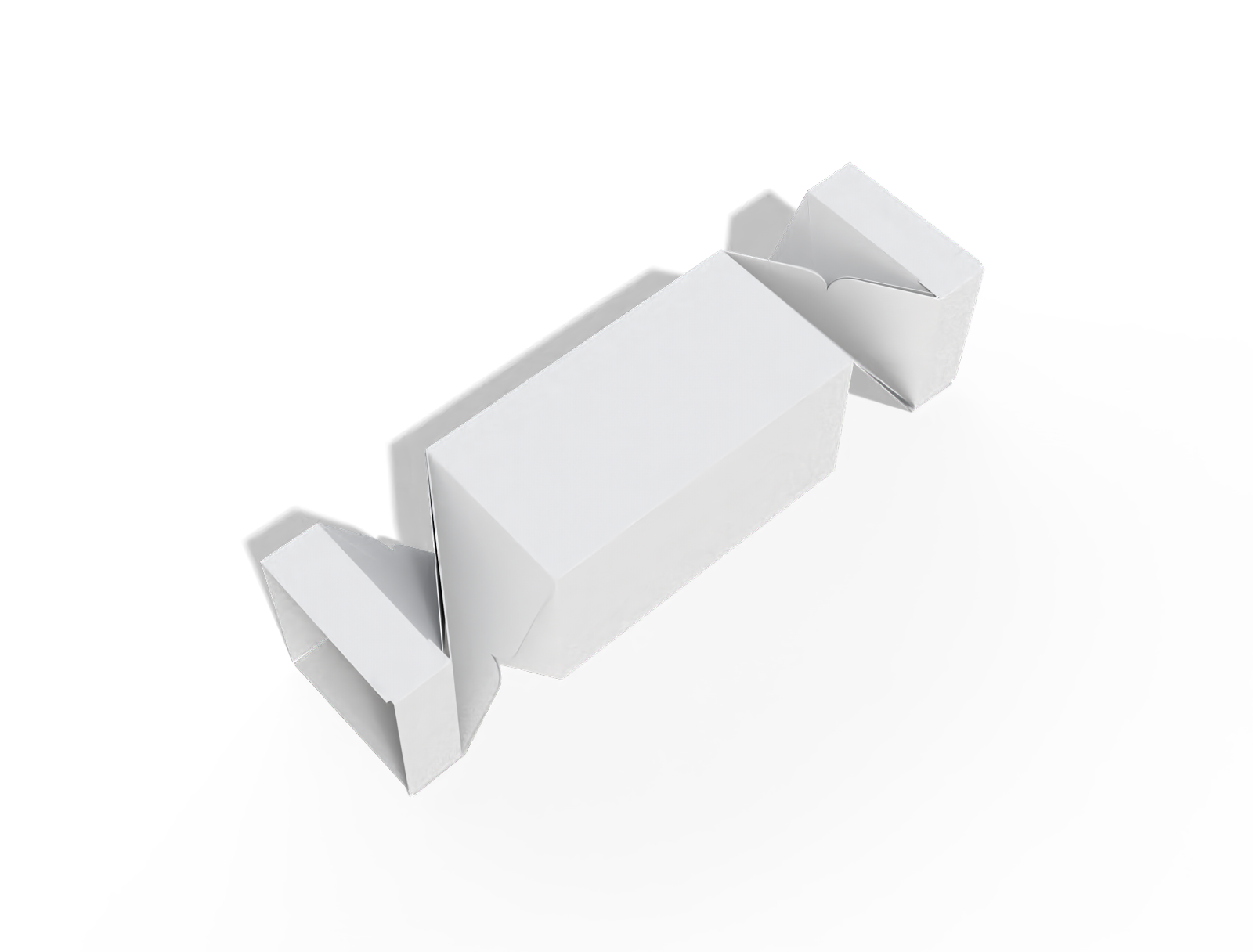 De embalagem de rebuçado com torção — White paperboard