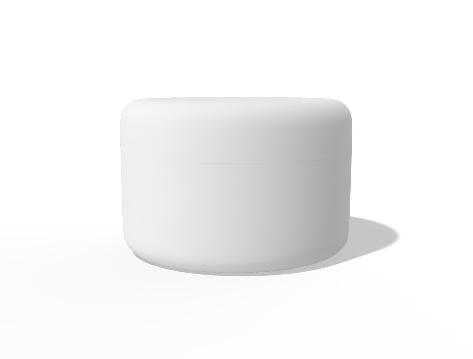 Cosmetic jar — Glossy plastic