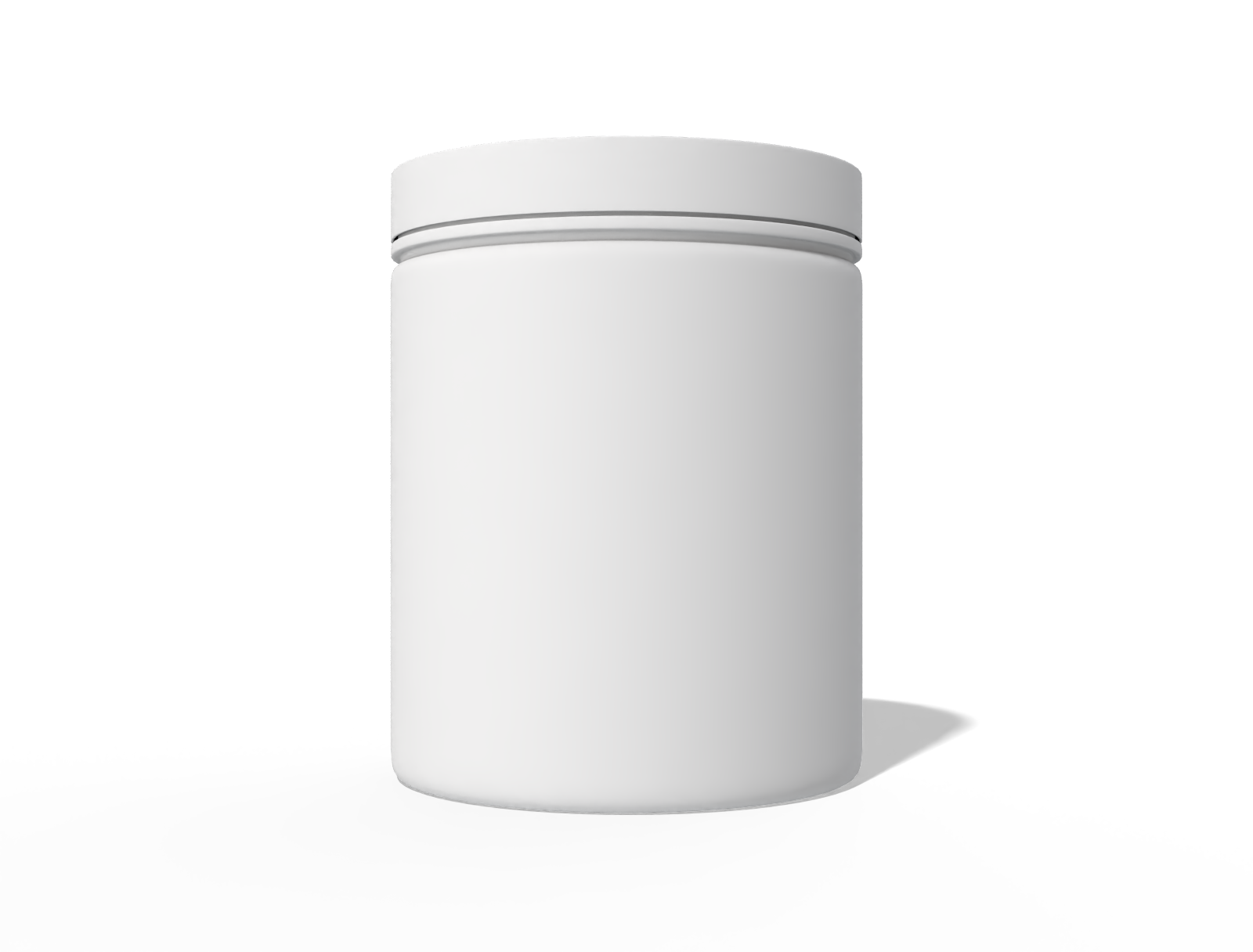Plastic jar — Clear glossy plastic