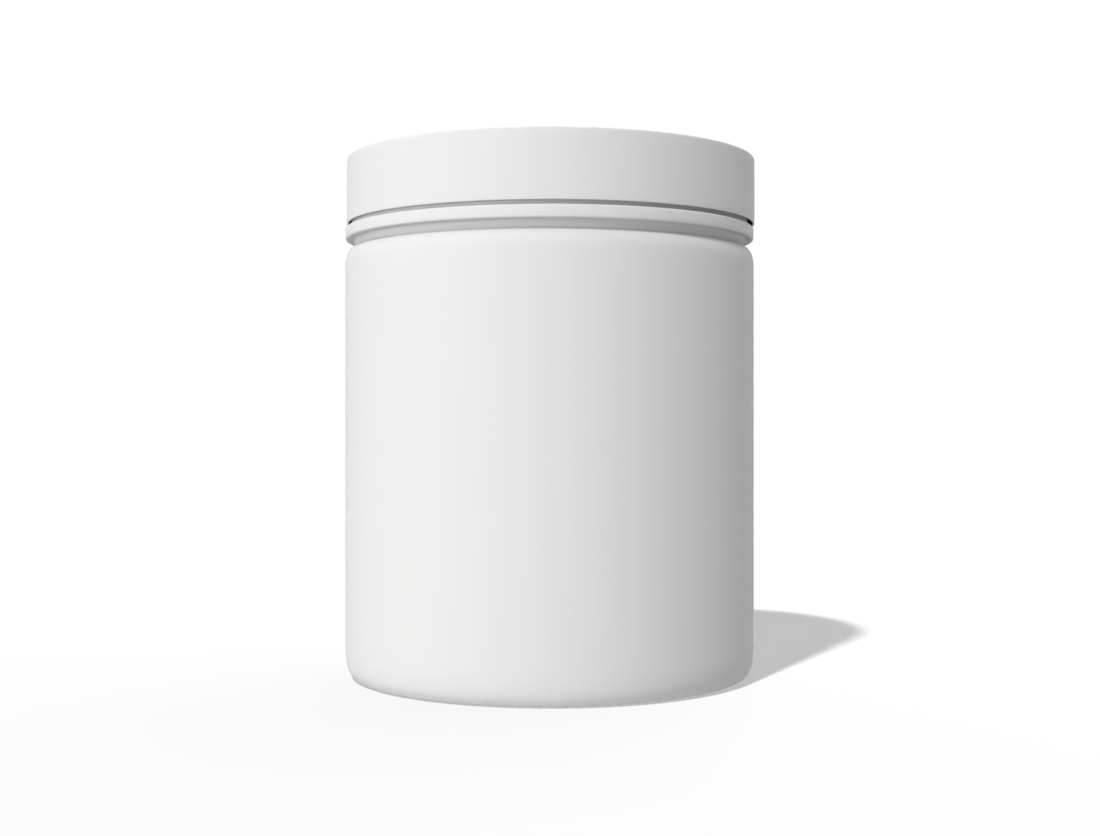 Plastic jar — Clear glossy plastic