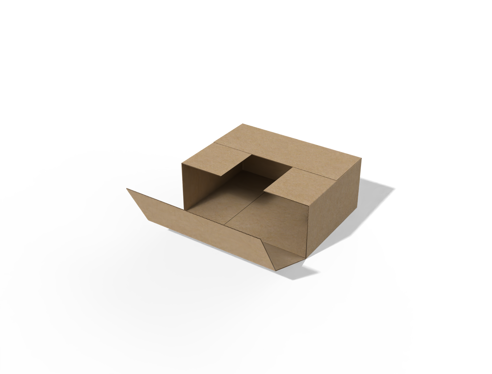 FEFCO 0405 bliss style container — E-flute corrugated board