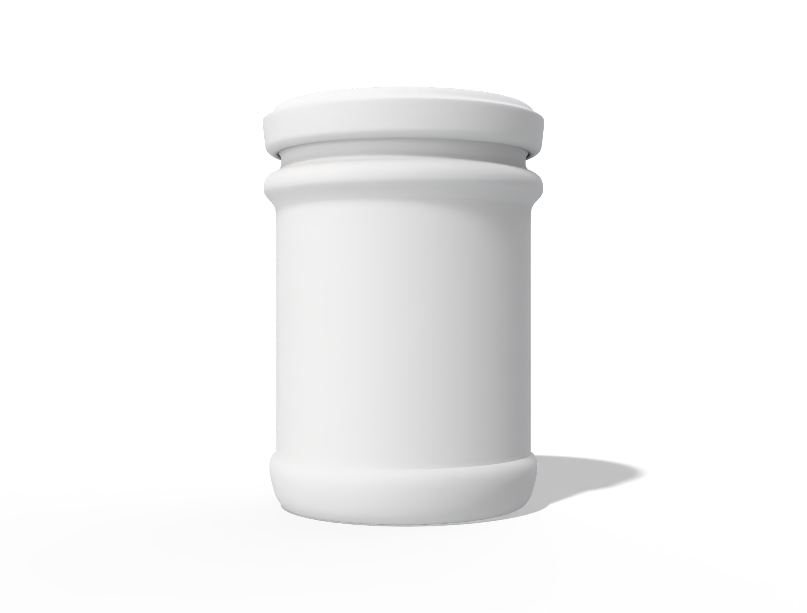 Glass jar — Glossy glass