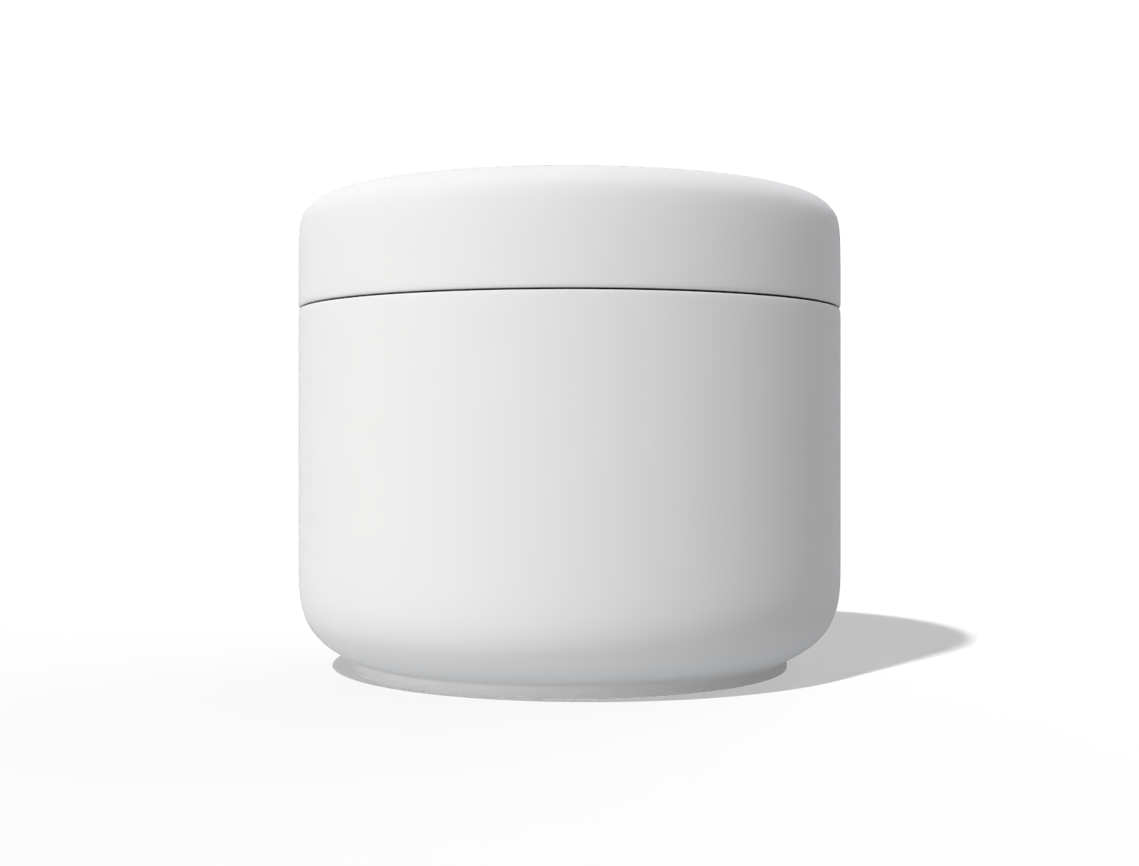 Small cosmetic jar — Glossy plastic