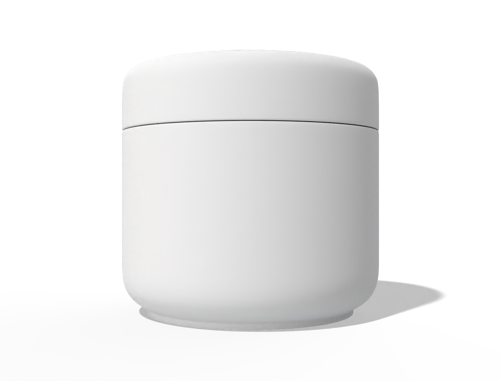 Cosmetic jar — Glossy plastic