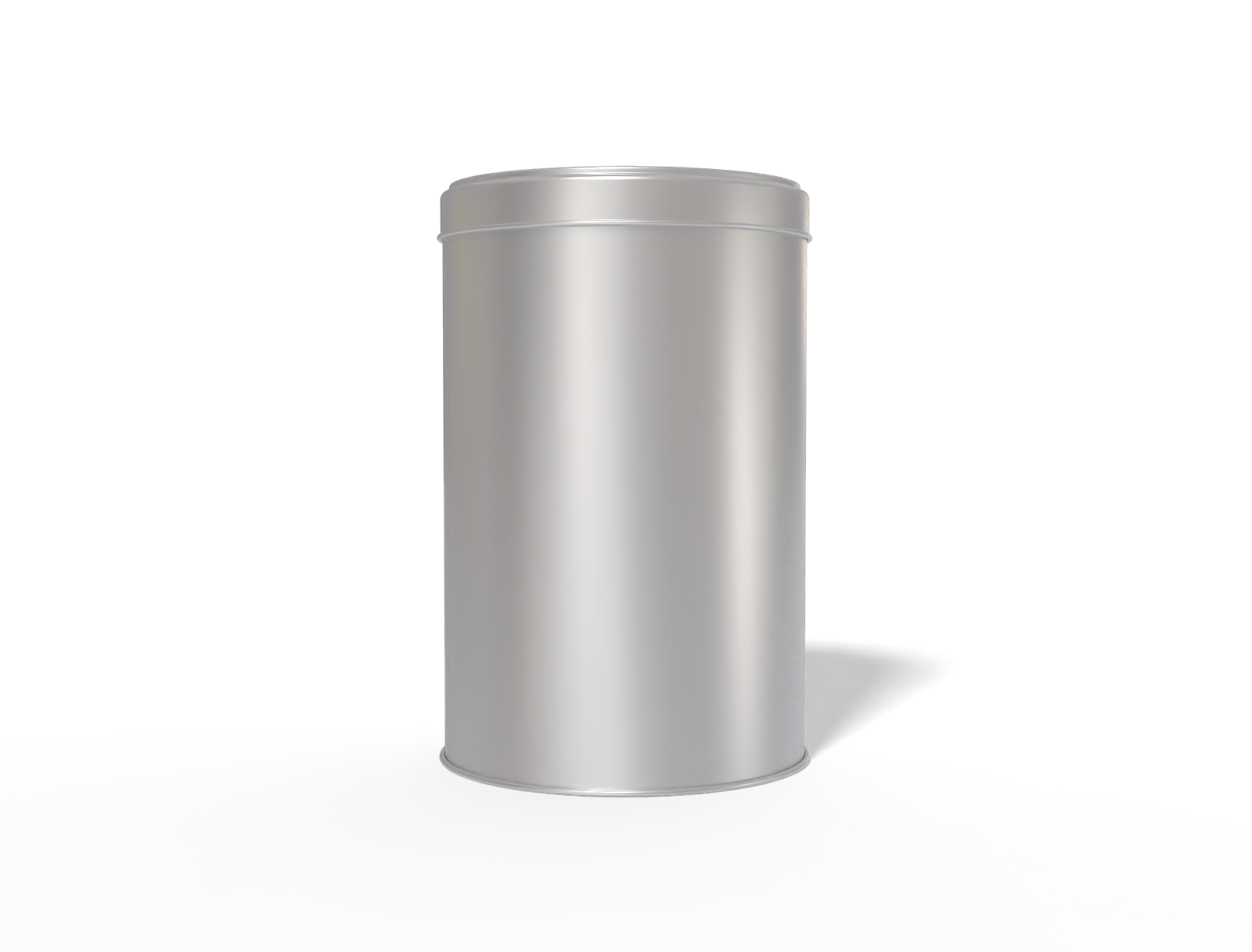 Metal can — Matte metal
