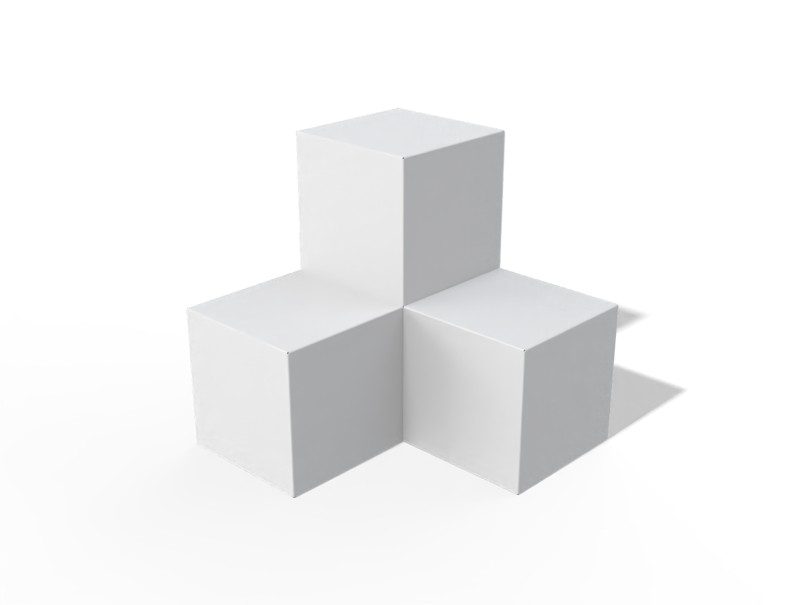 Soma cube P box — White paperboard
