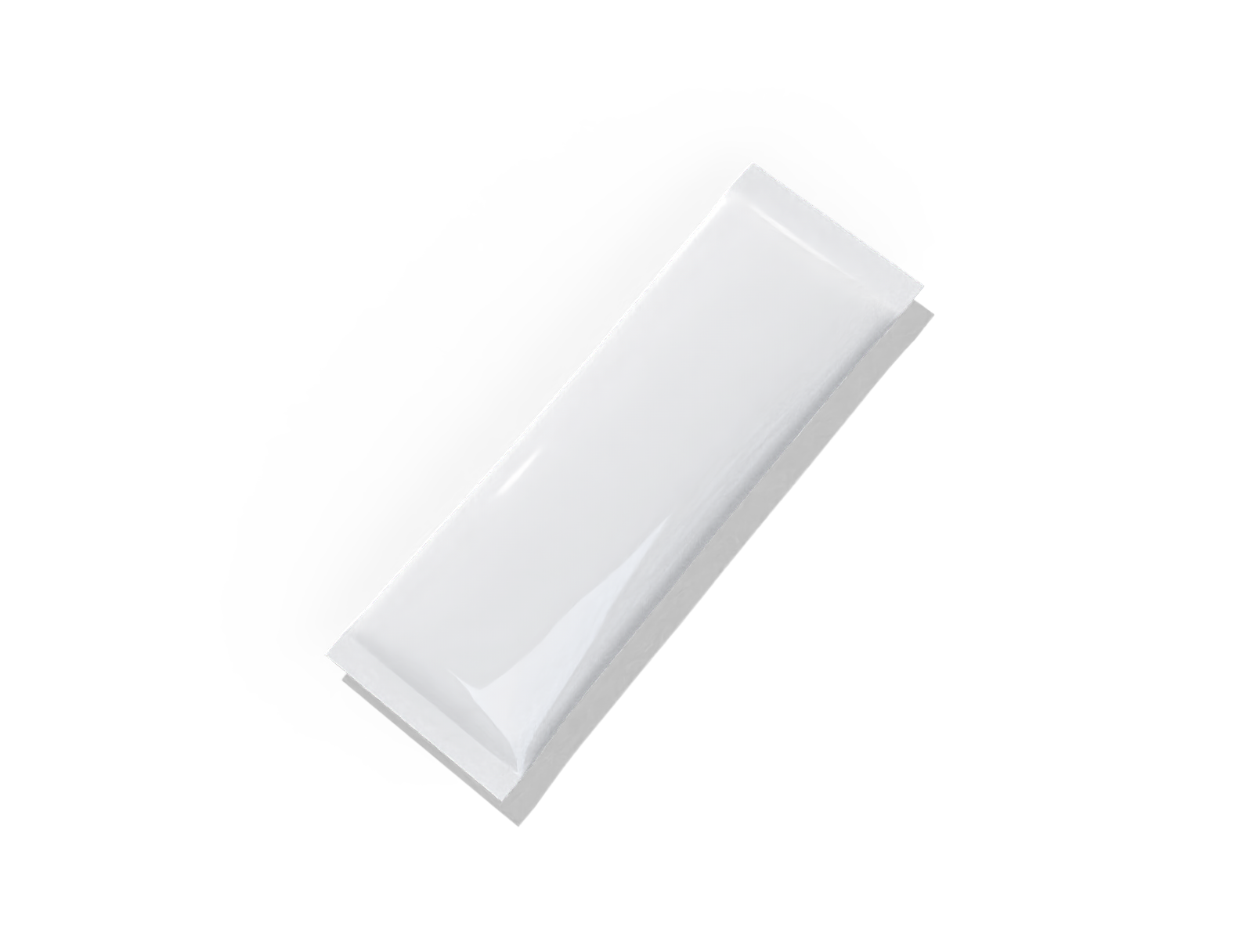 Long sachet — Glossy plastic