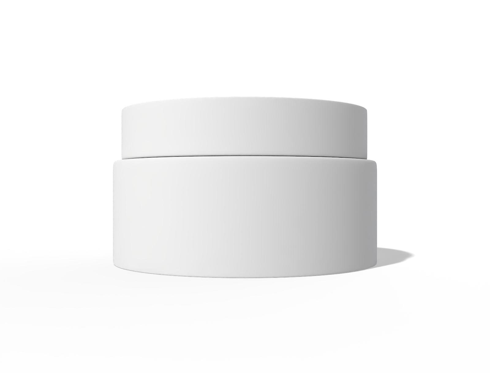 Cosmetic jar — Glossy plastic