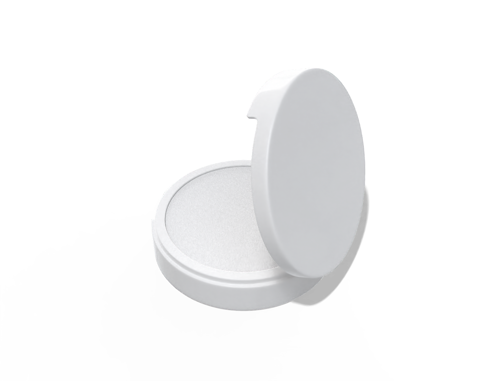 Cosmetic powder box — Glossy plastic