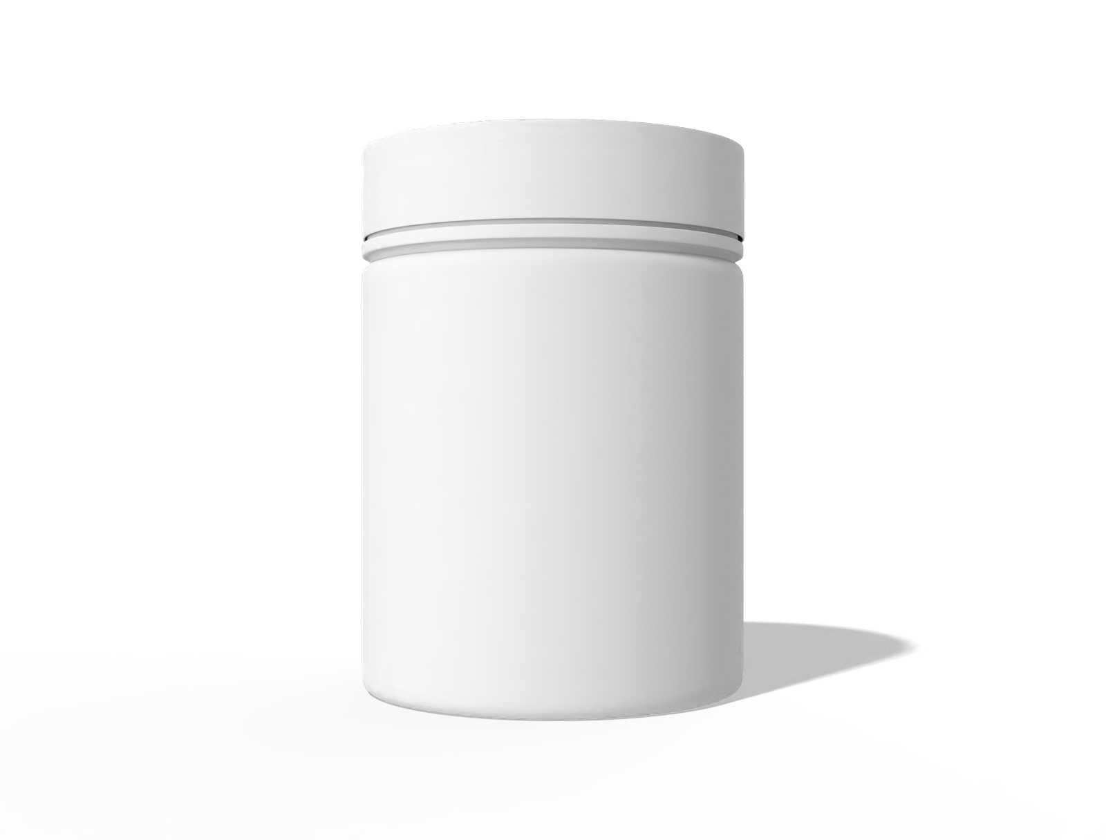 Plastic jar — Clear glossy plastic