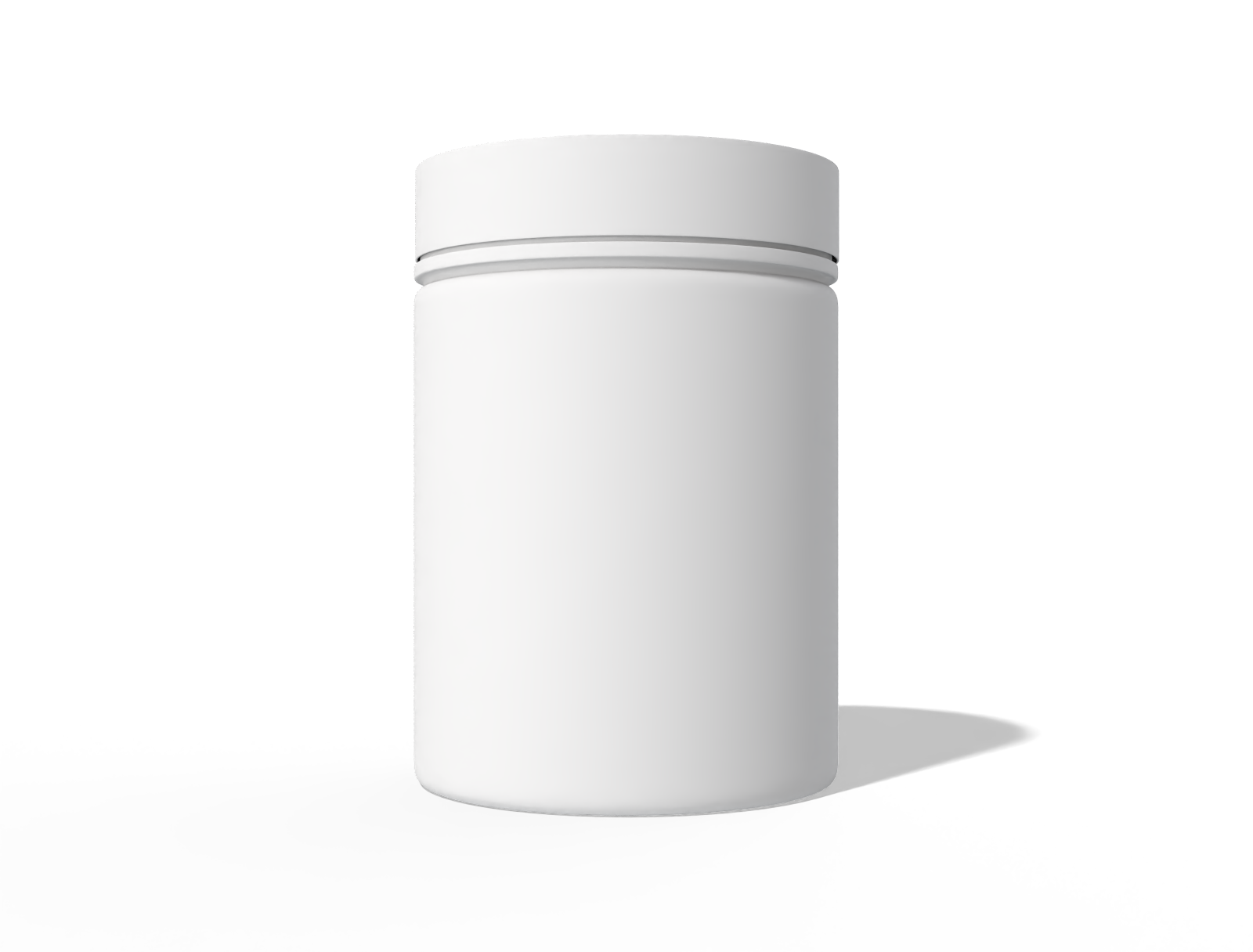 Plastic jar with clear lid — Clear glossy plastic