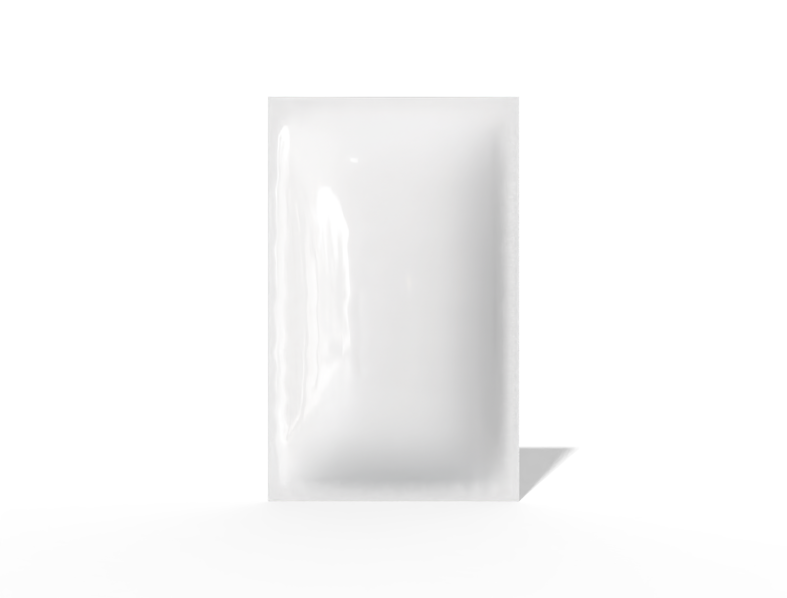 3 side seal pouch — Glossy plastic