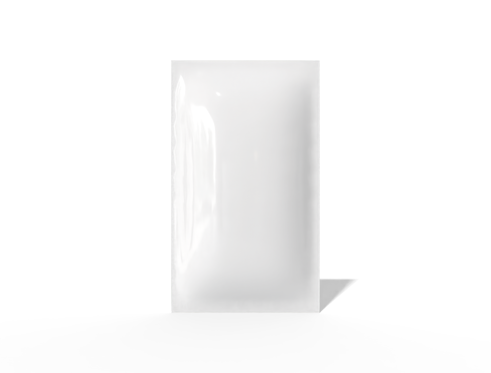 3 side seal pouch — Glossy plastic