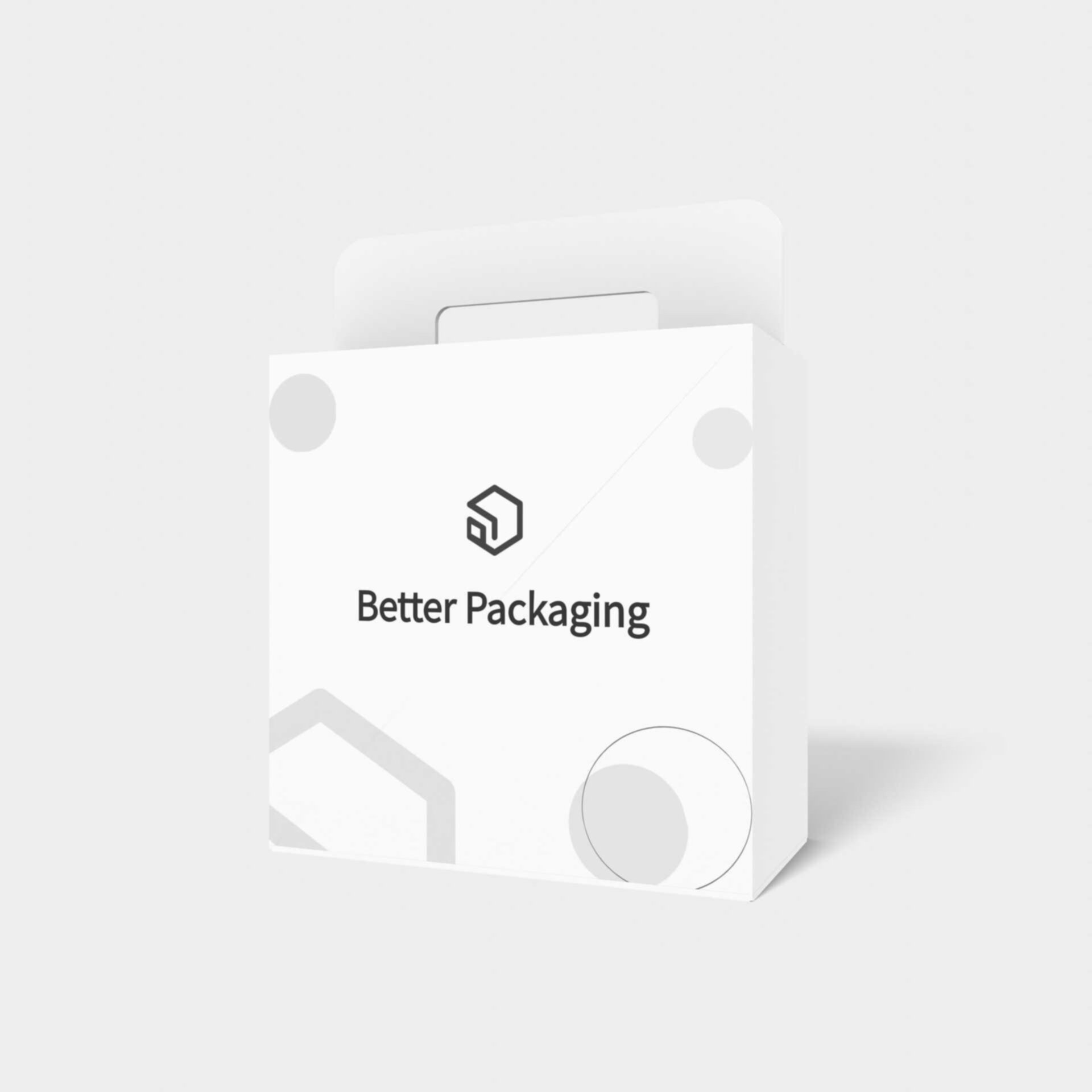 Tuck end box variations edgefold handles — White paperboard