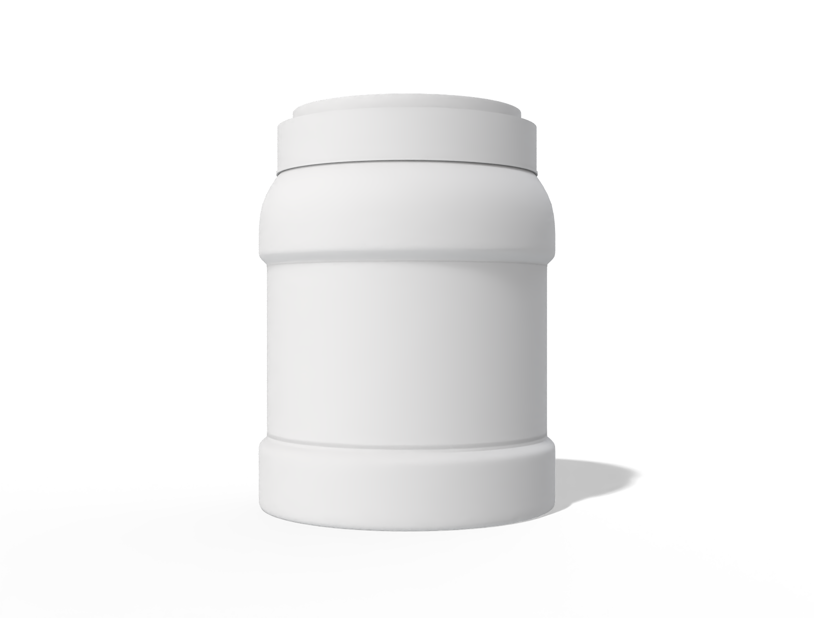 Plastic jar — Clear glossy plastic