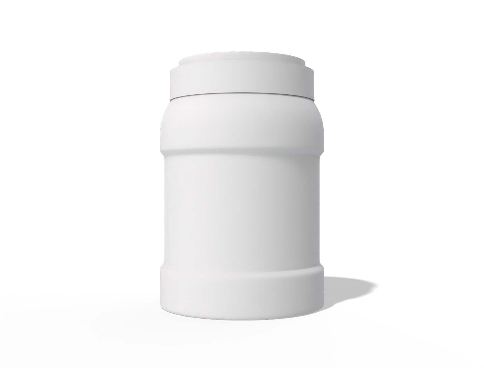 Clear plastic jar — Clear glossy plastic