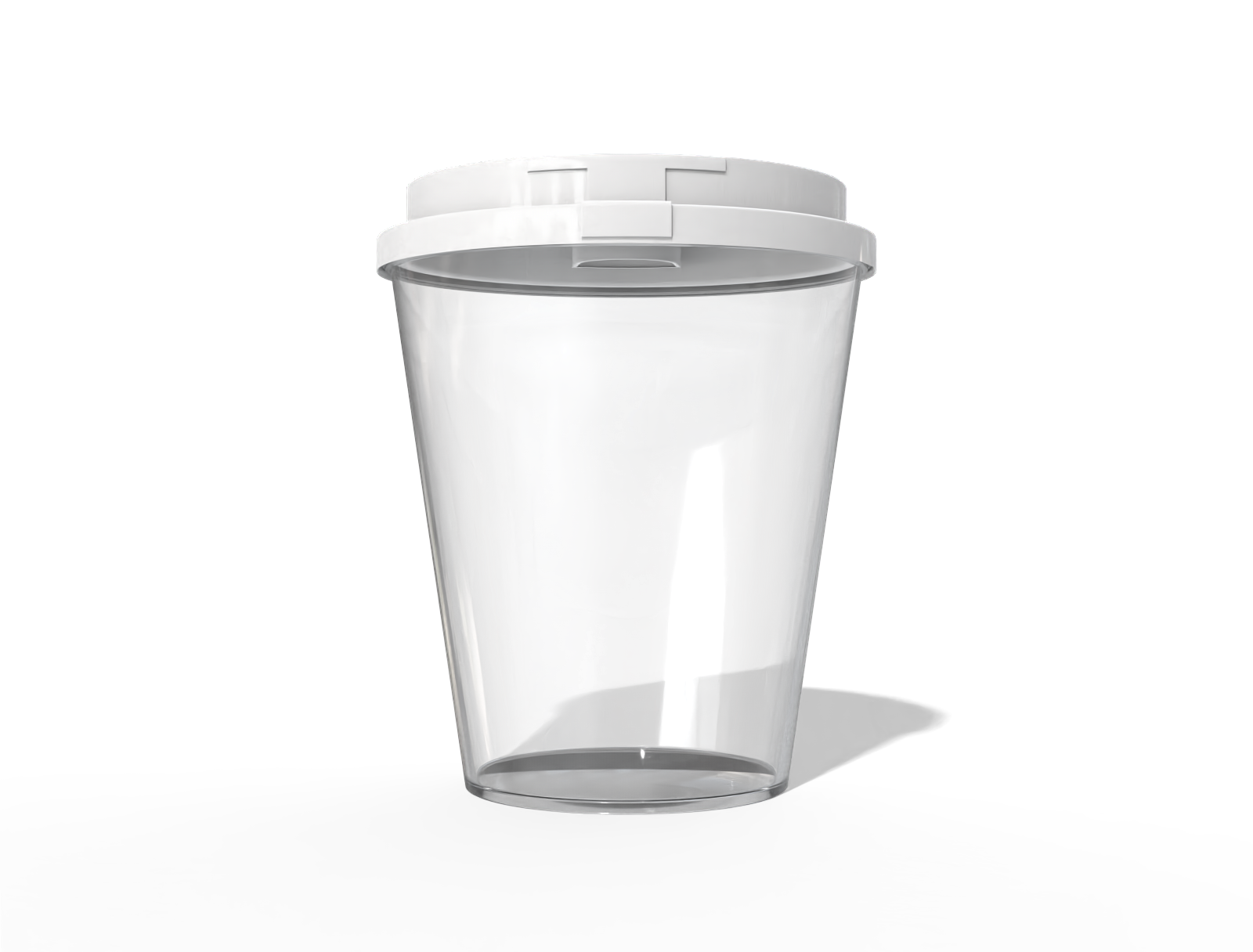 Coffee cup — Glossy plastic