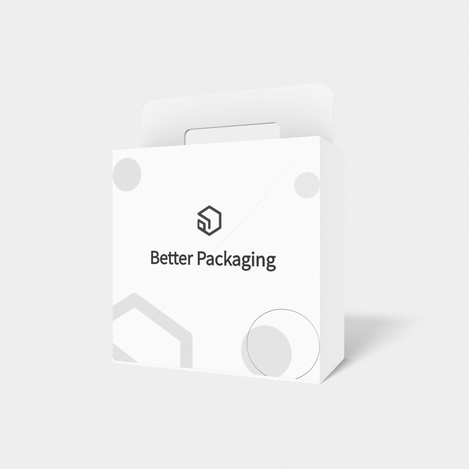 Tuck end box variations edgefold handles — White paperboard