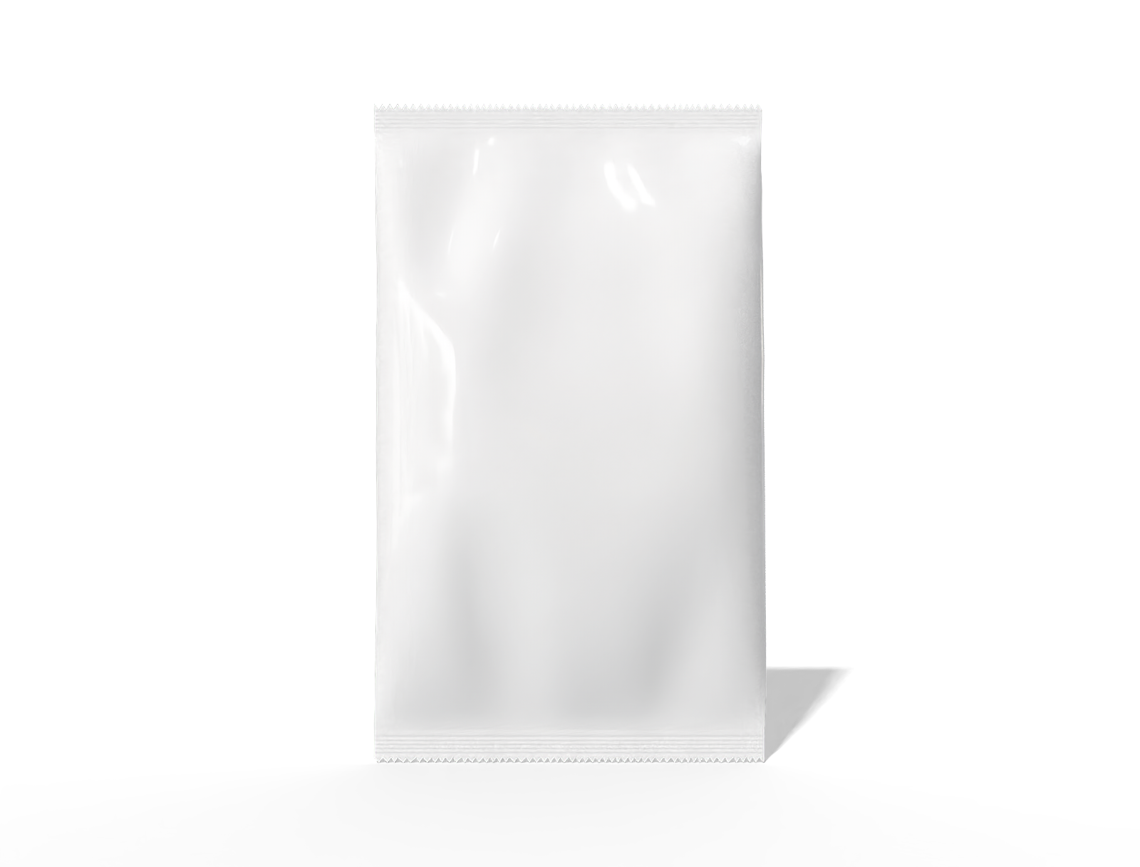Tear off pouch — Glossy plastic