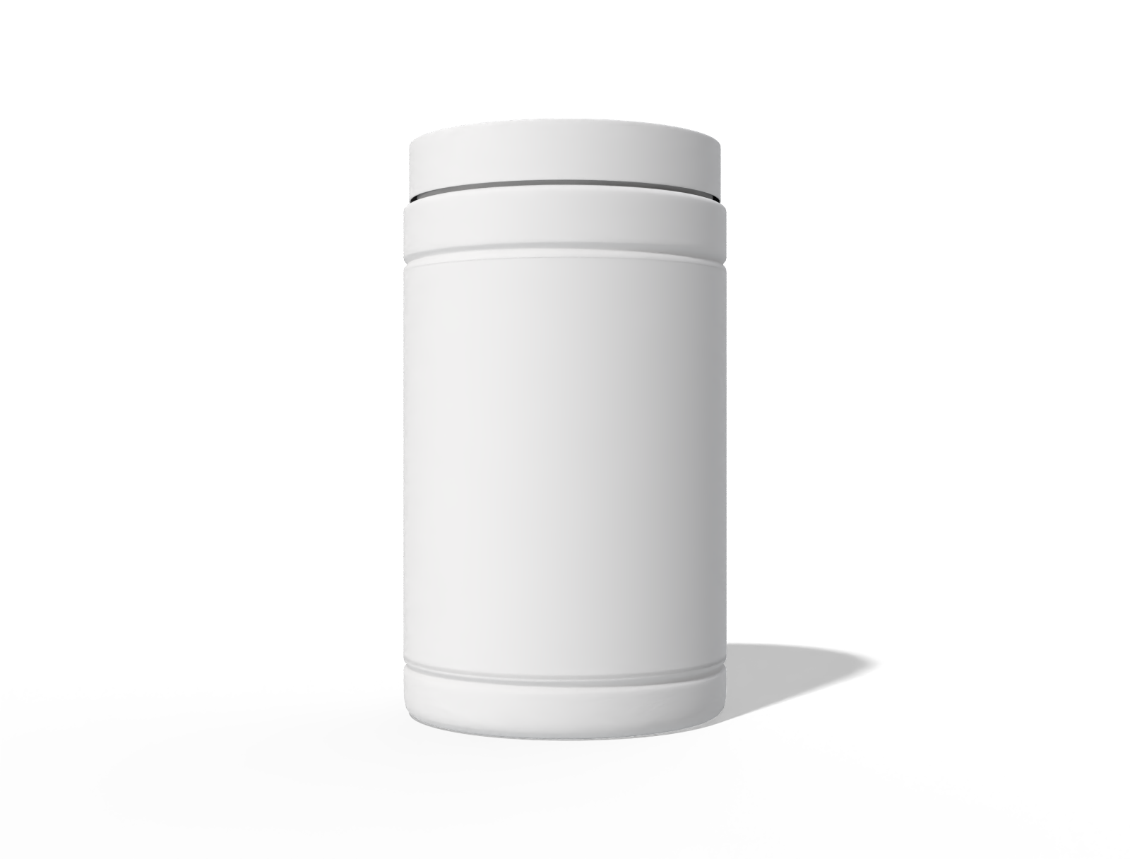 Plastic jar — Clear glossy plastic