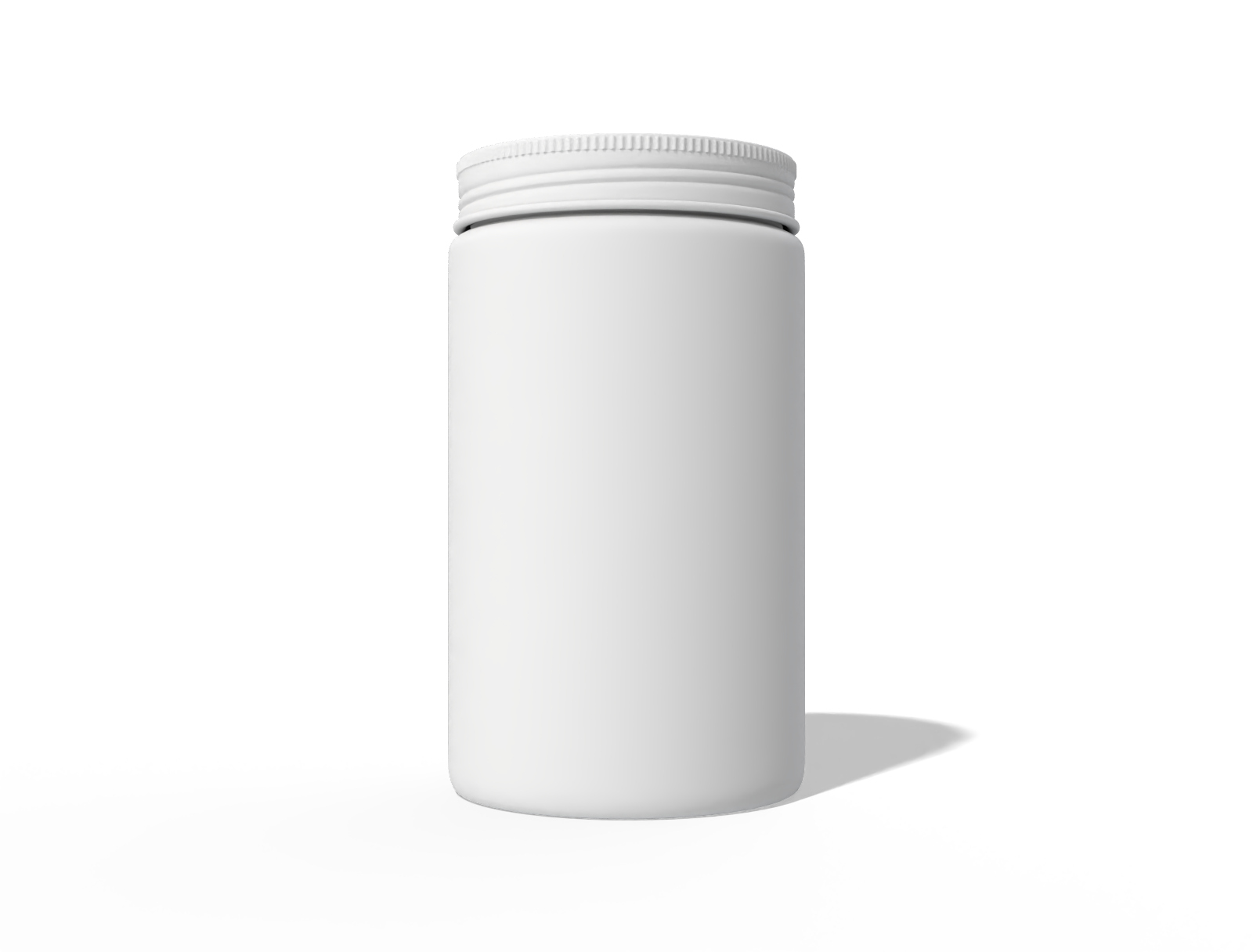 Bottles plastic cylindrical — Clear glossy plastic