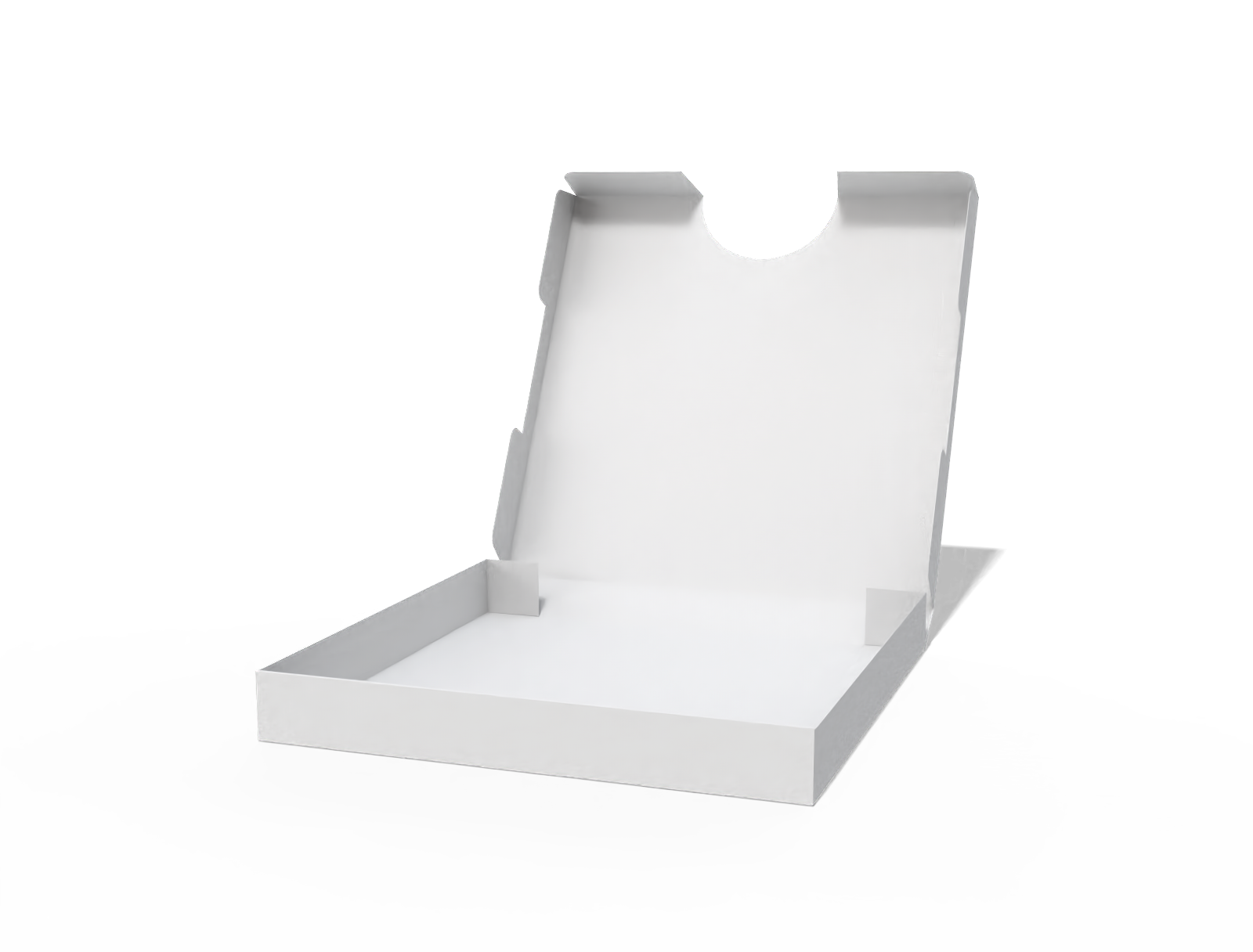 Pizza box — White paperboard