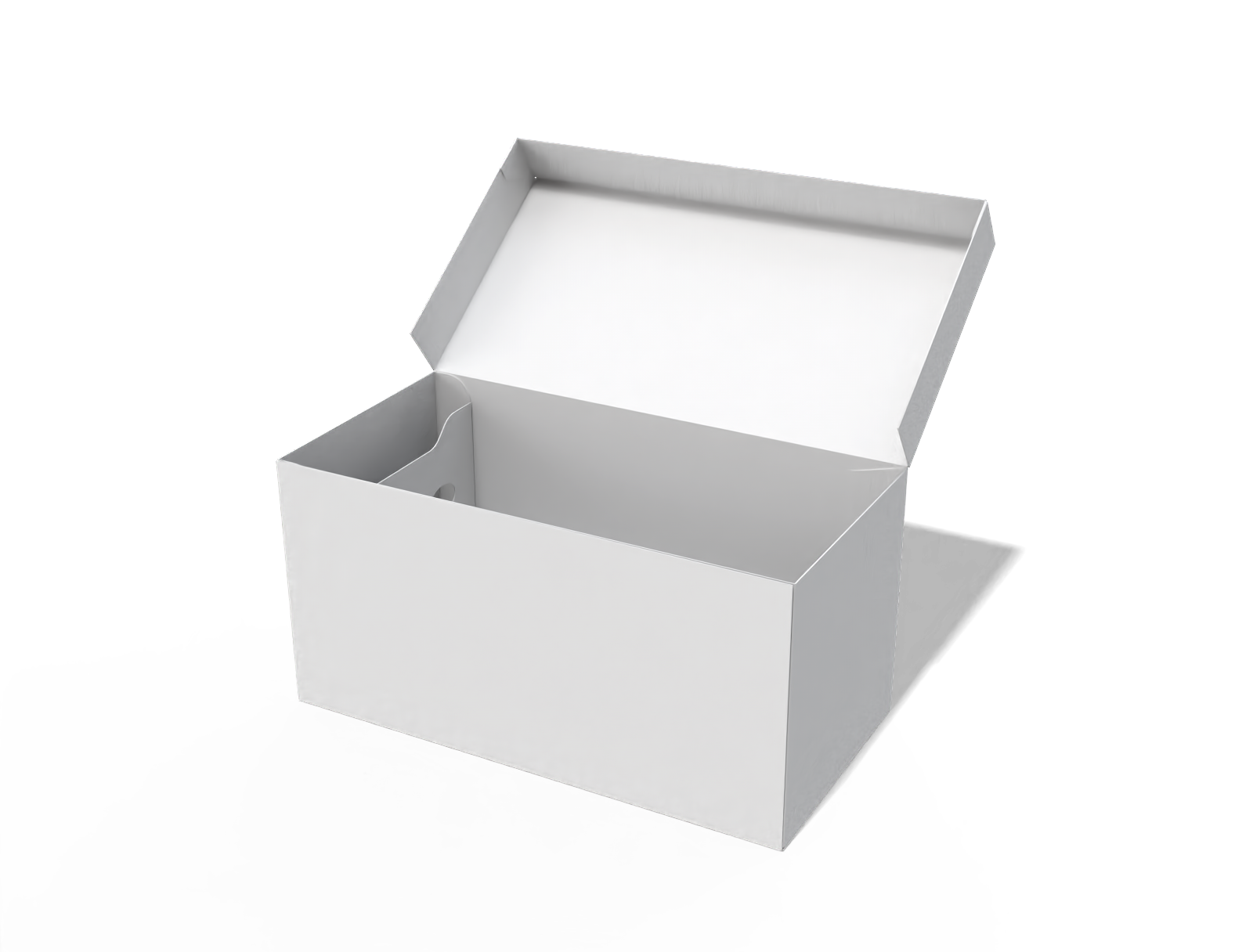 Dessert box — White paperboard