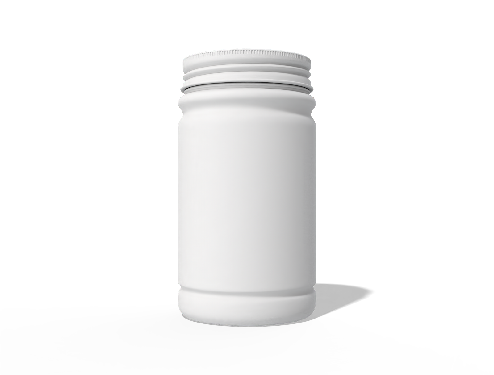 Plastic jar — Clear glossy plastic