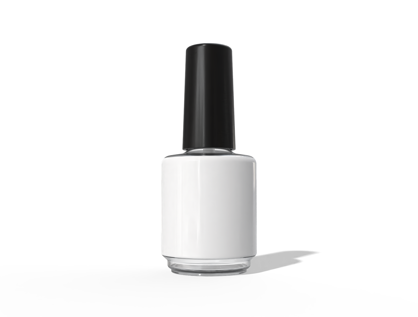 15ml nail polish bottle — Glossy glass