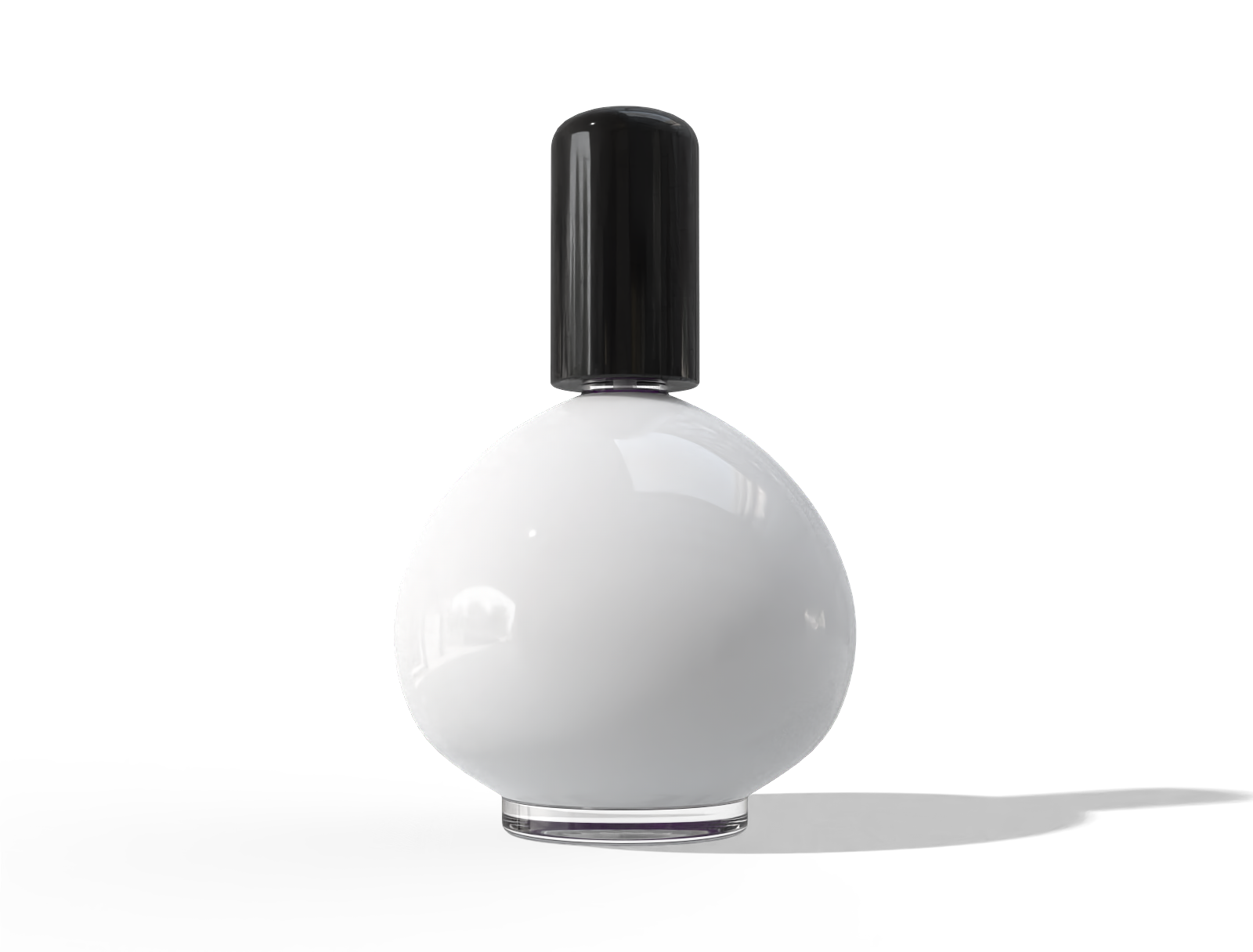 75ml nail polish bottle — Glossy glass