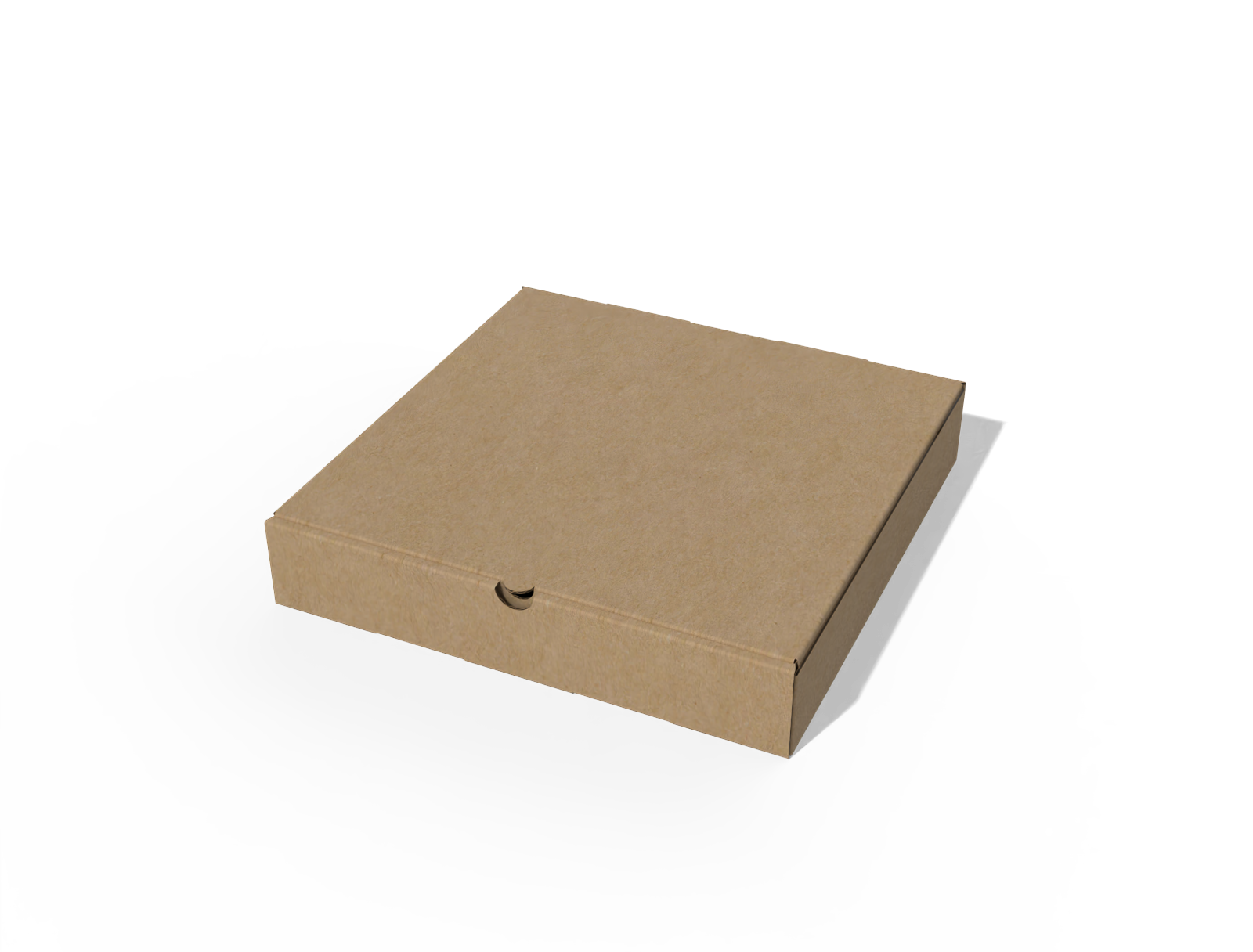 10 in Square pizza box — E-flute corrugated board
