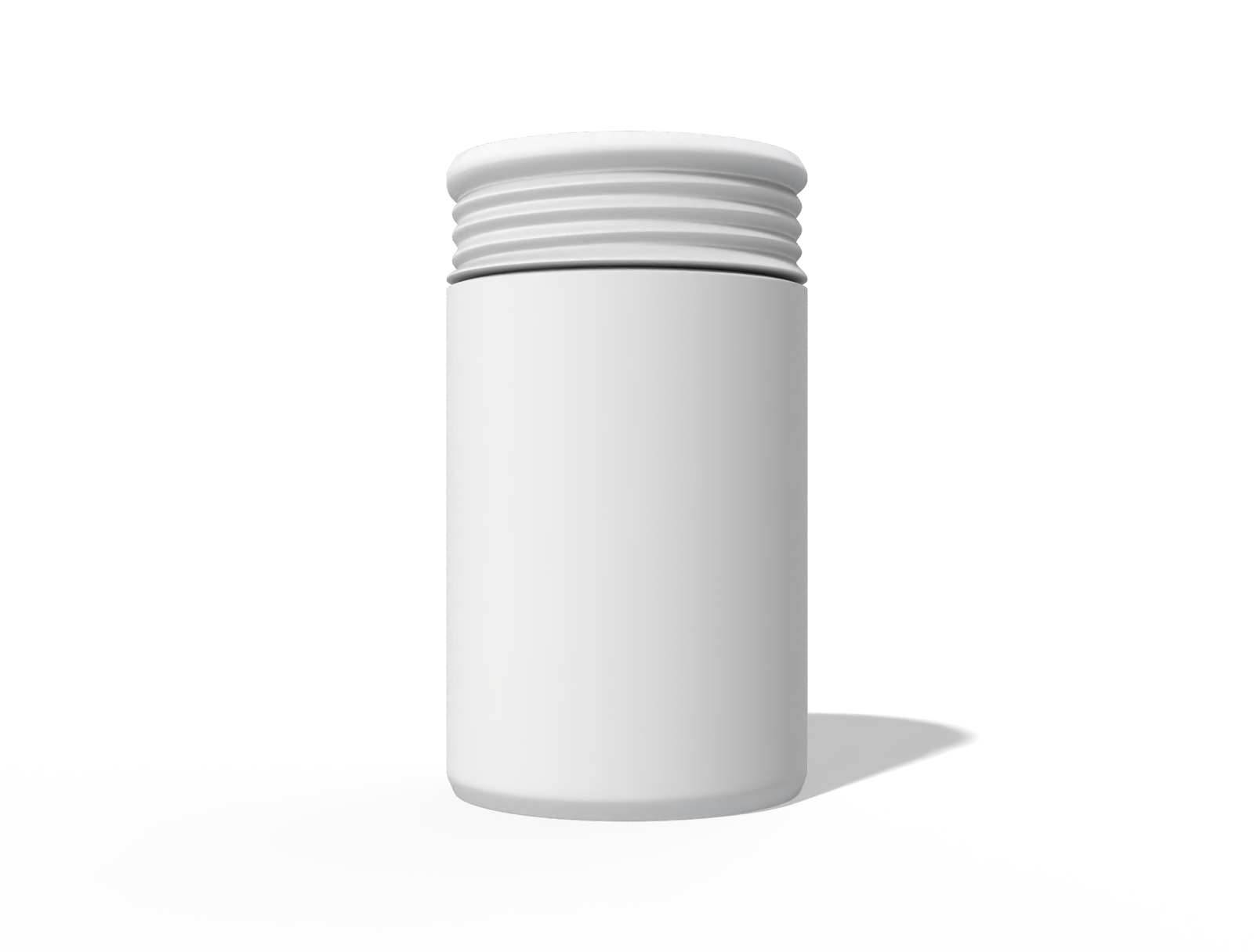 Small plastic jar — Clear matte plastic