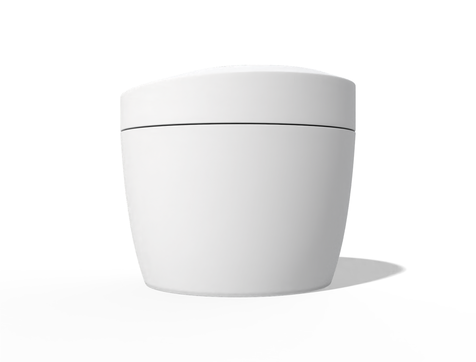 Cosmetic jar — Clear glossy plastic