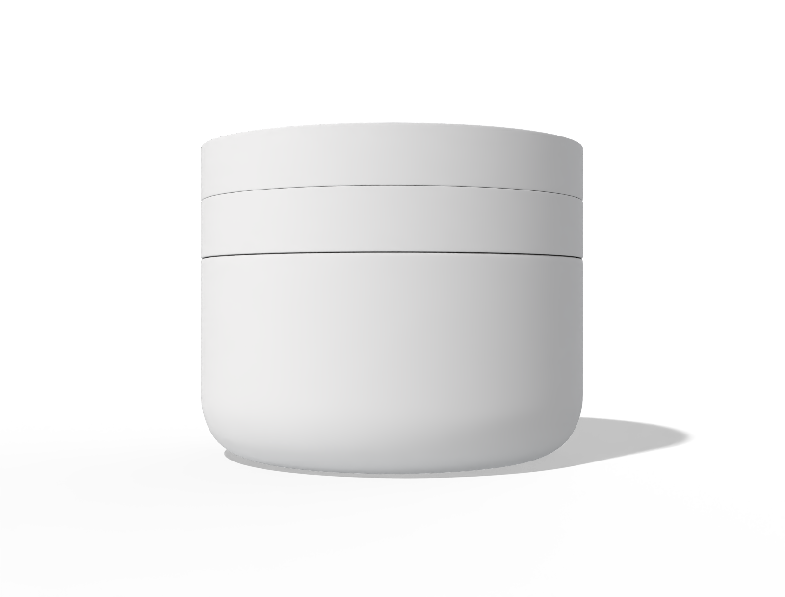 Cosmetic jar — Glossy plastic