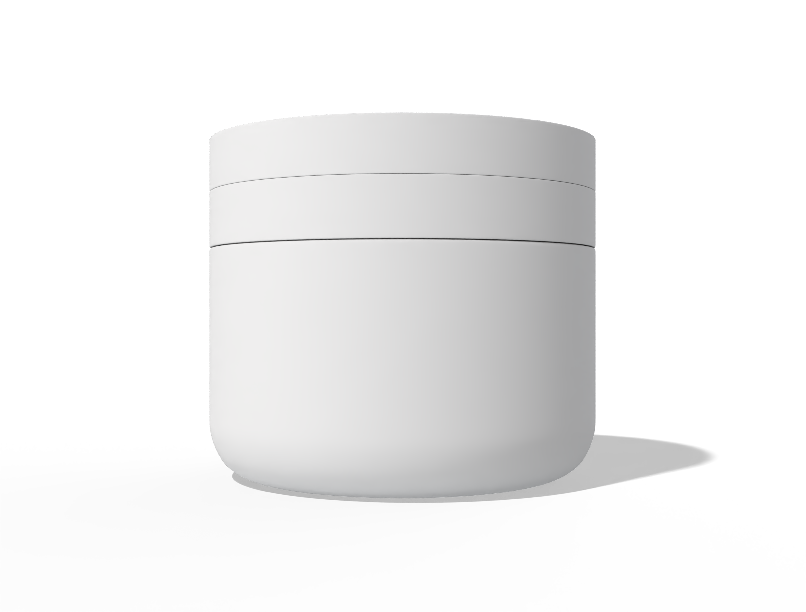 Cosmetic jar — Glossy plastic