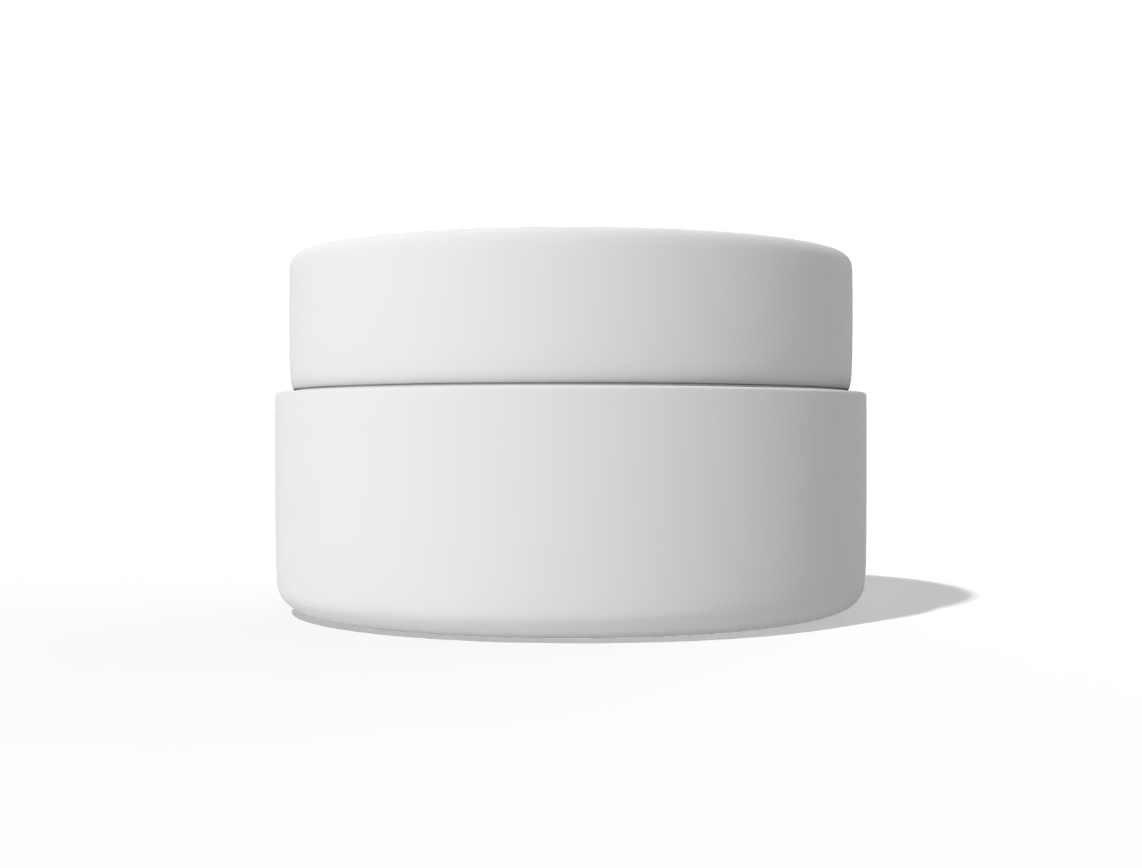 Cosmetic jar — Glossy plastic