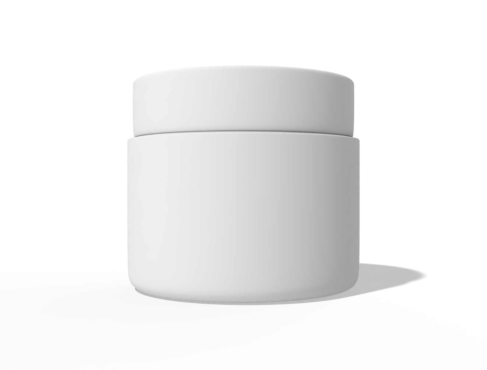 Cosmetic jar — Glossy plastic