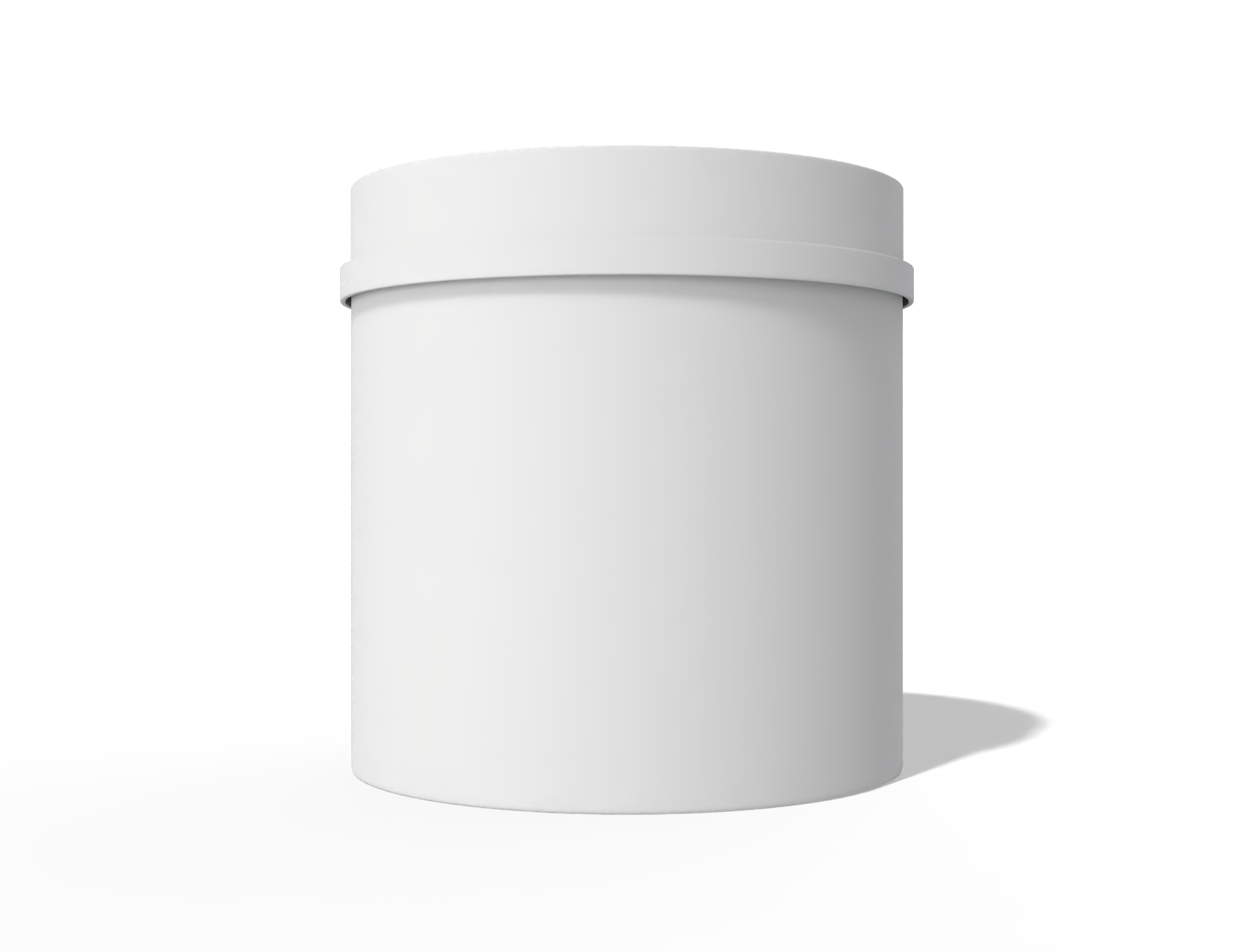 Round jar — Glossy plastic