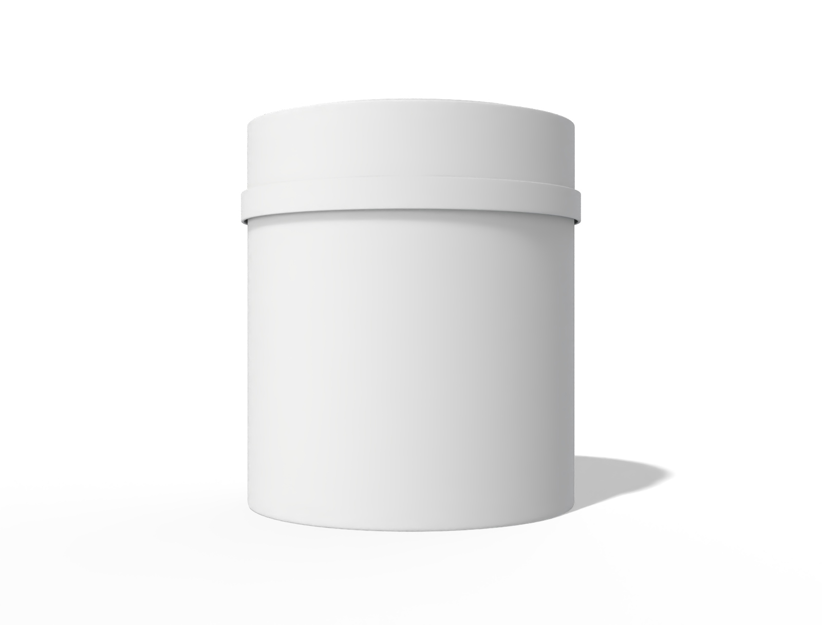 Plastic jar — Glossy plastic