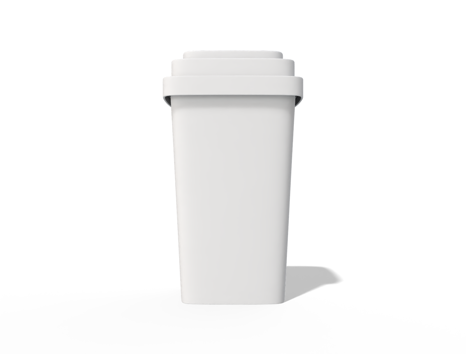 Tumbler with lid — Glossy plastic