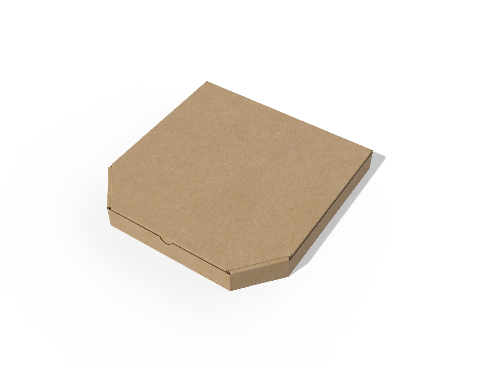 Pizza box — F-flute corrugated board